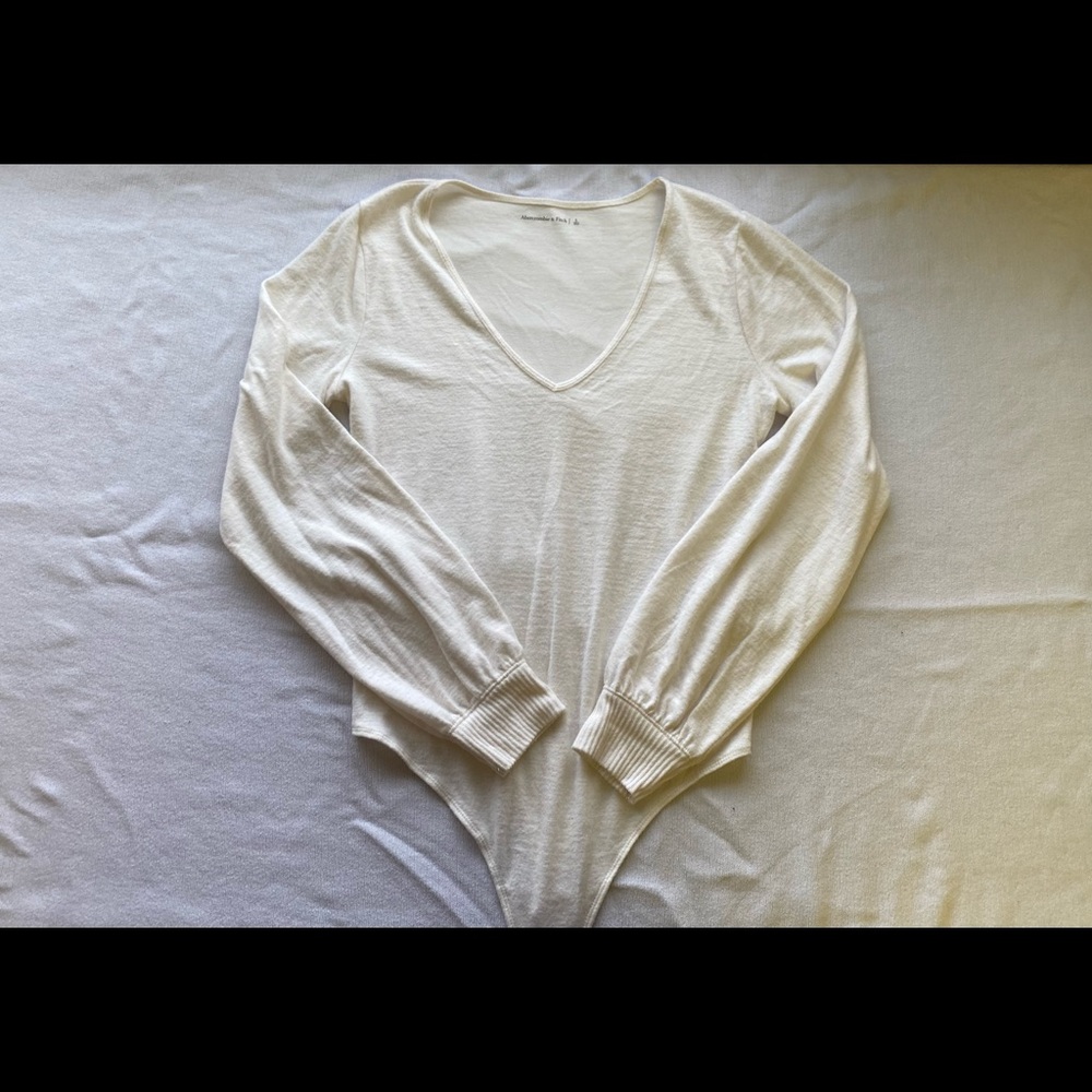 A&F cream bodysuit